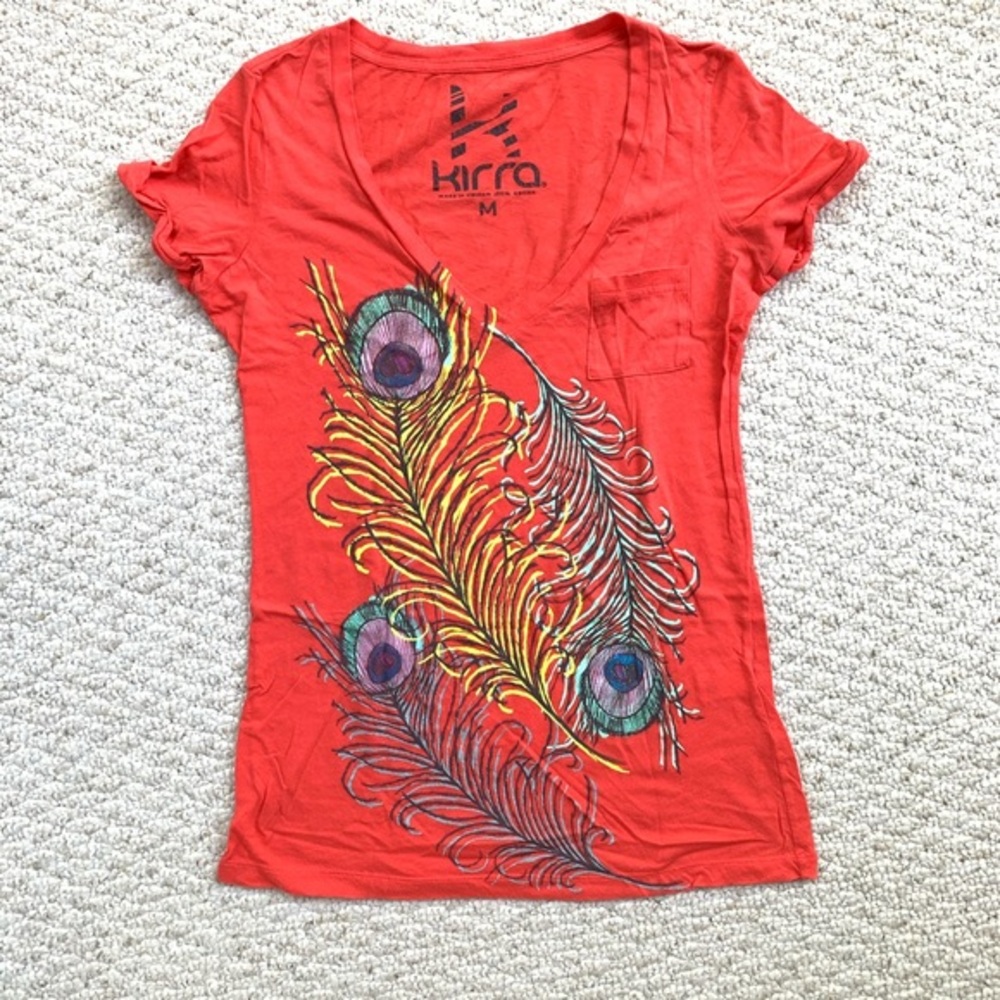 3/$20 PacSun Graphic V Neck Tee Shirt